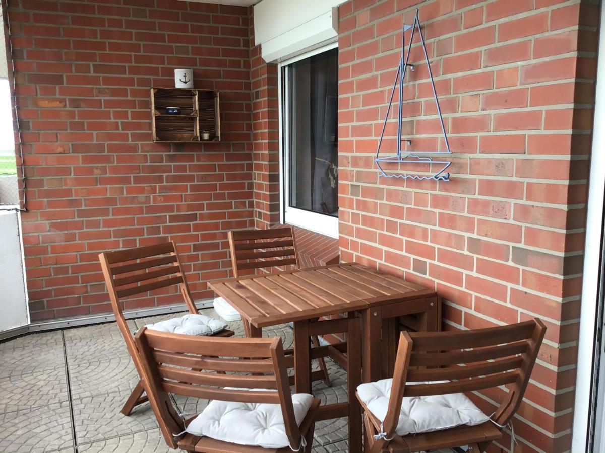 Liebevoll Eingerichtete Ferienwohnung Luettje Koje Dornum Esterno foto